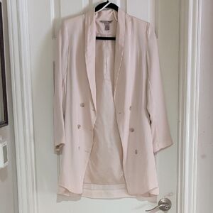 H& M Chic Women's Blazer in Soft Cream US 2